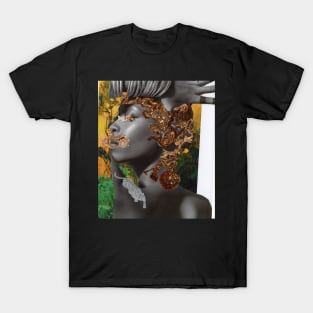 Portrait and gold T-Shirt